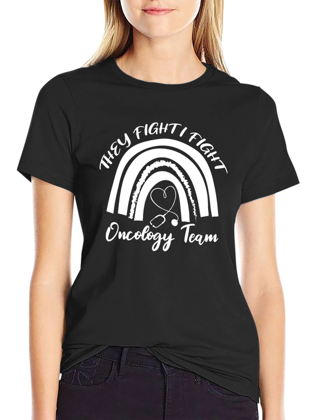 Oncology Team Rainbow T-Shirt