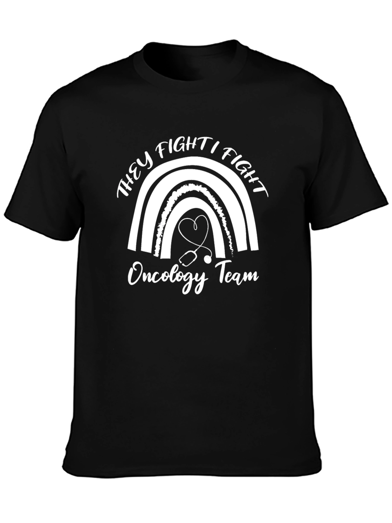 Oncology Team Rainbow T-Shirt