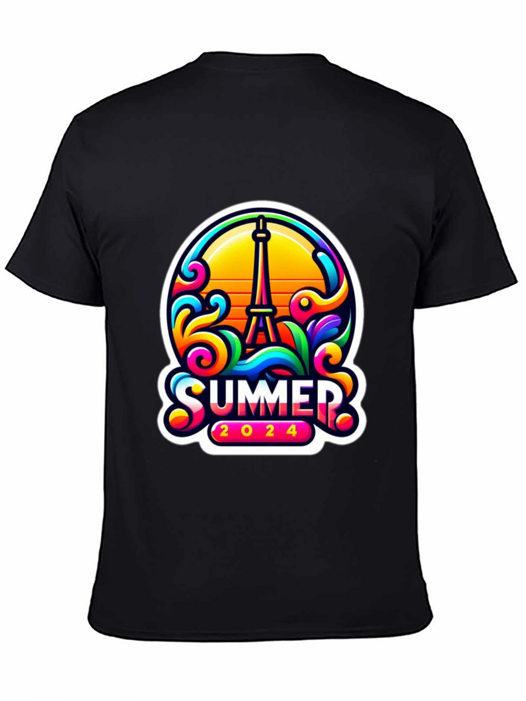 Summer 2024 Eiffel Tower Graphic Tee