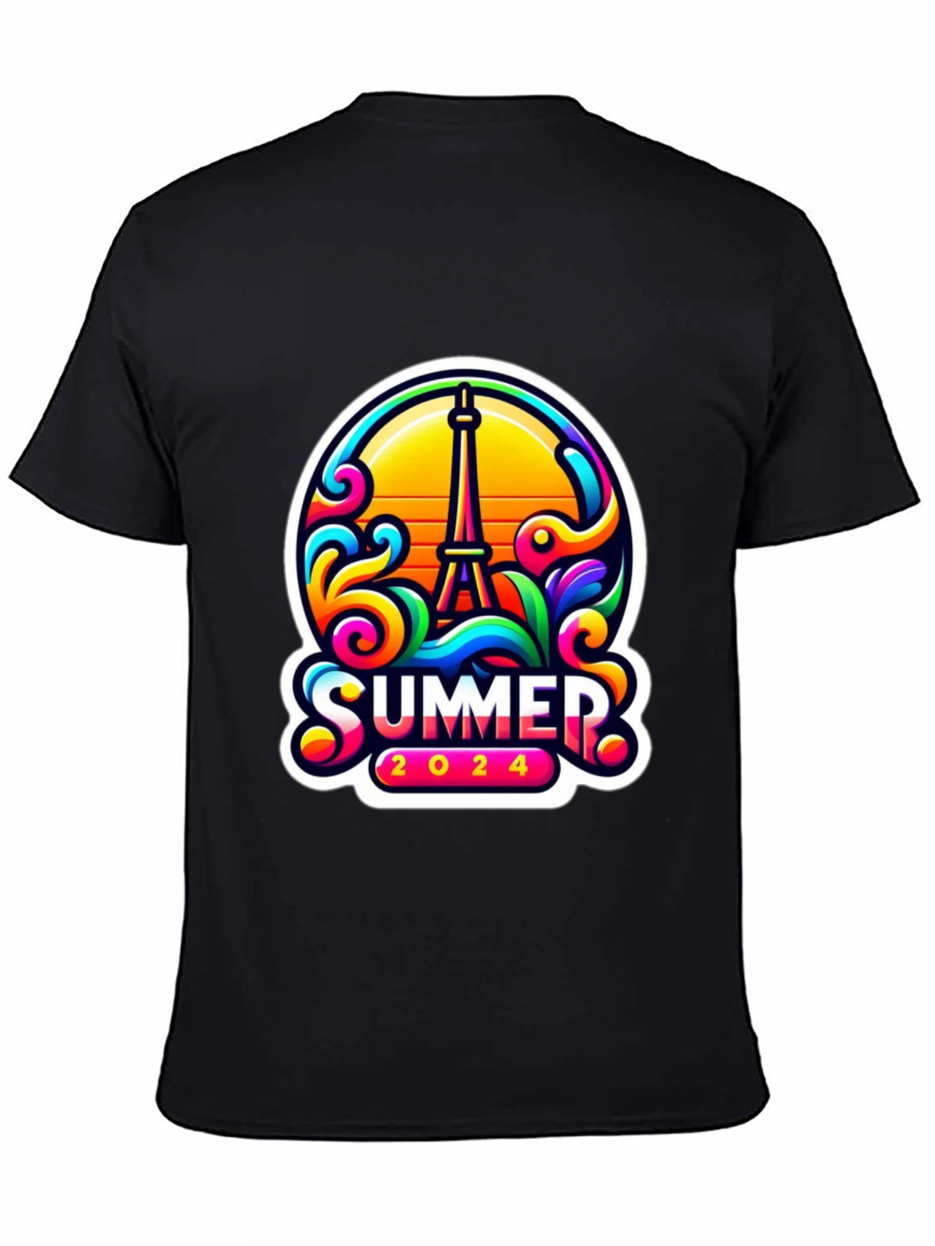 Summer 2024 Eiffel Tower Graphic Tee