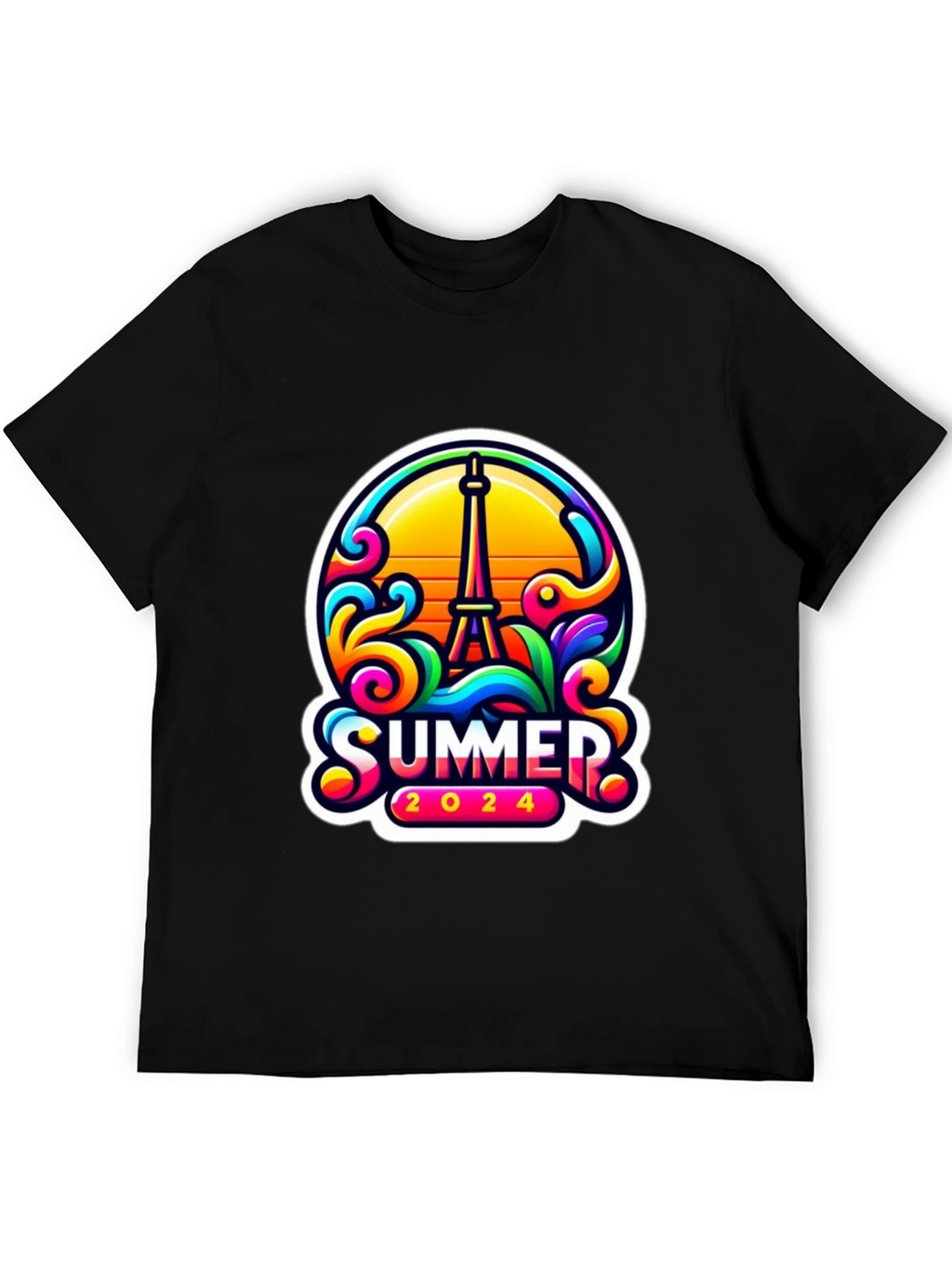 Summer 2024 Eiffel Tower Graphic Tee