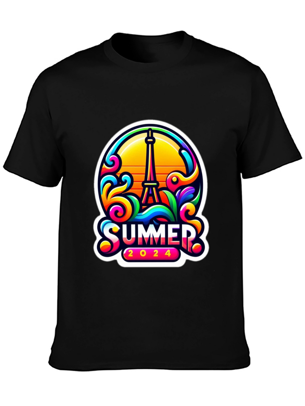Summer 2024 Eiffel Tower Graphic Tee