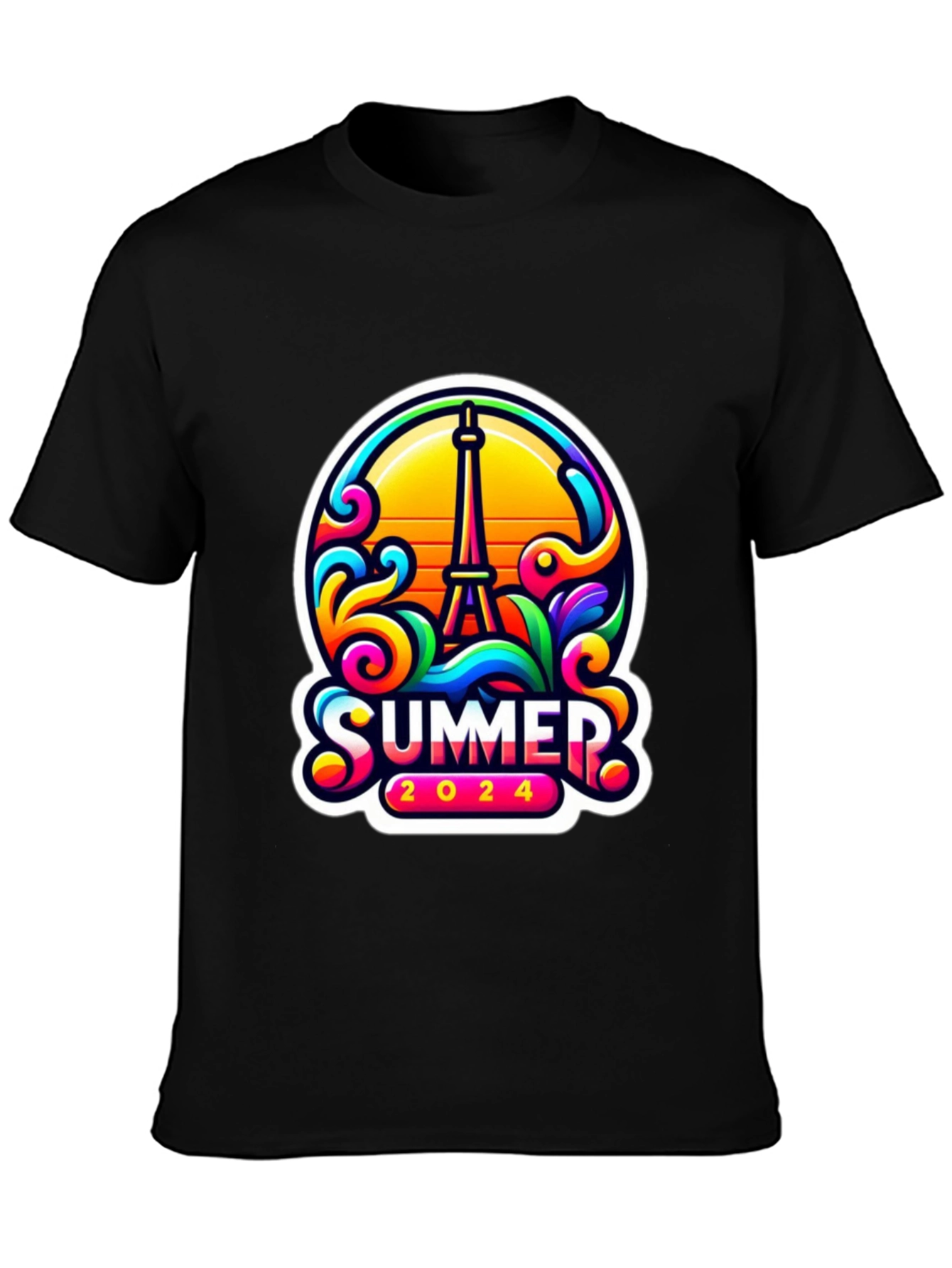 Summer 2024 Eiffel Tower Graphic Tee