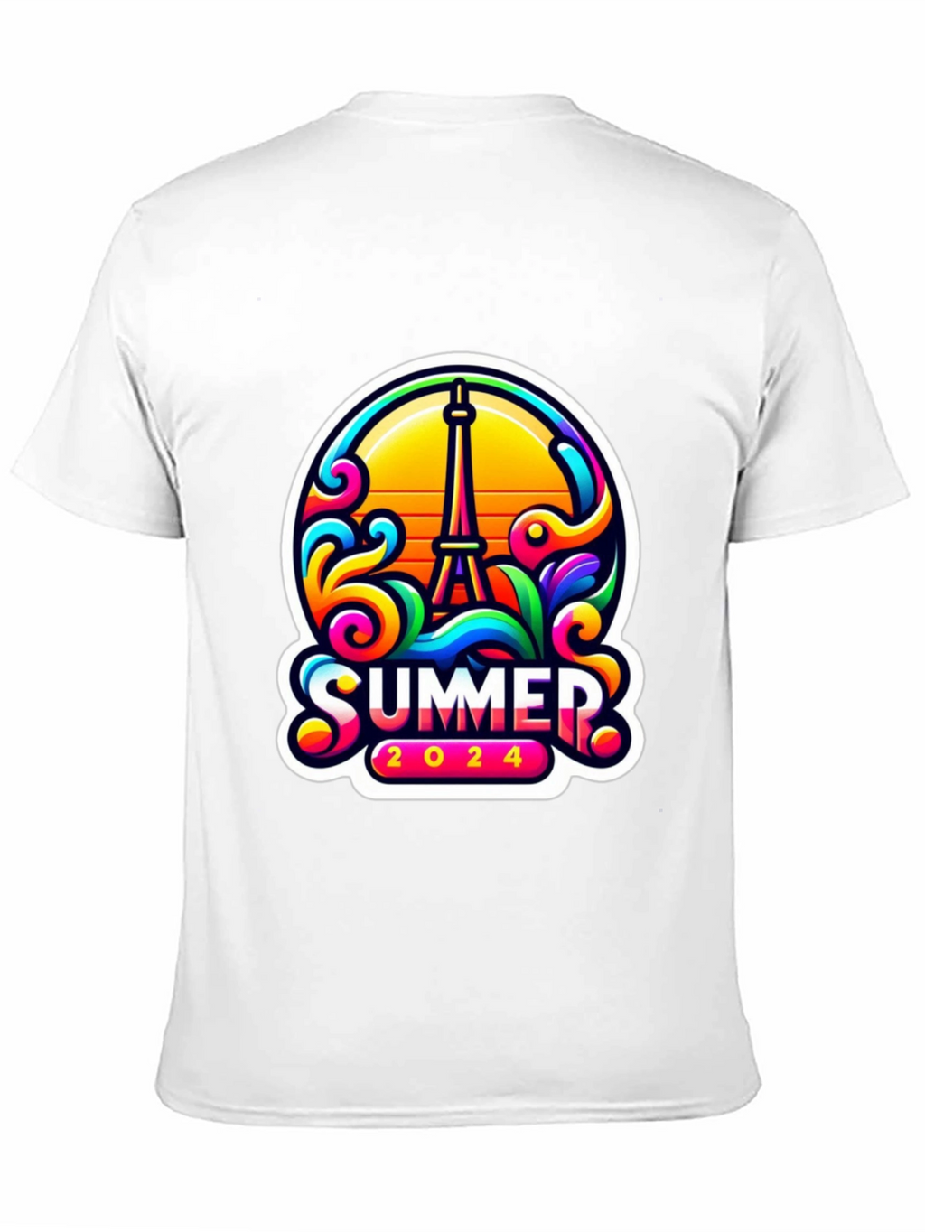 Summer 2024 Eiffel Tower Graphic Tee