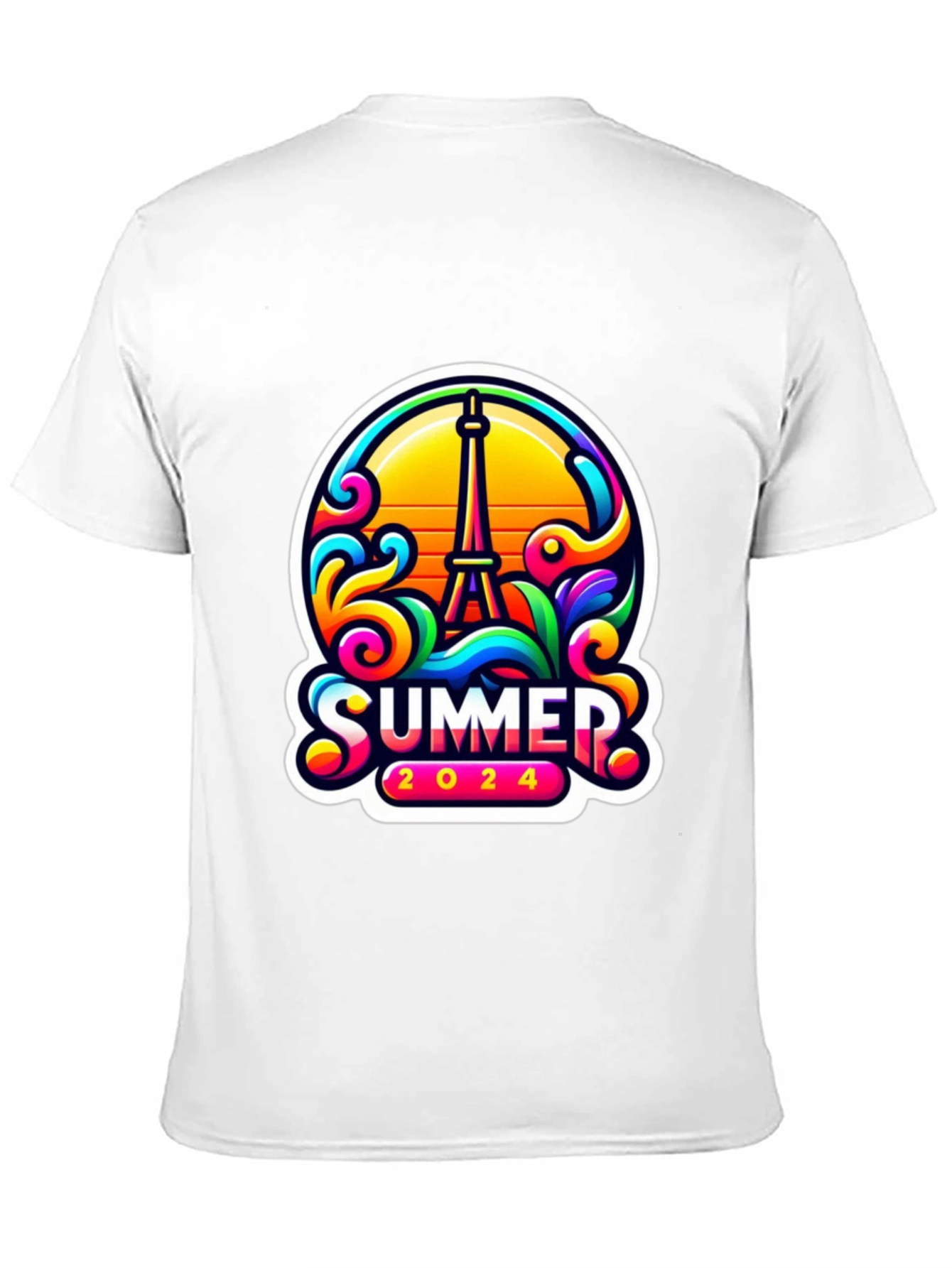 Summer 2024 Eiffel Tower Graphic Tee