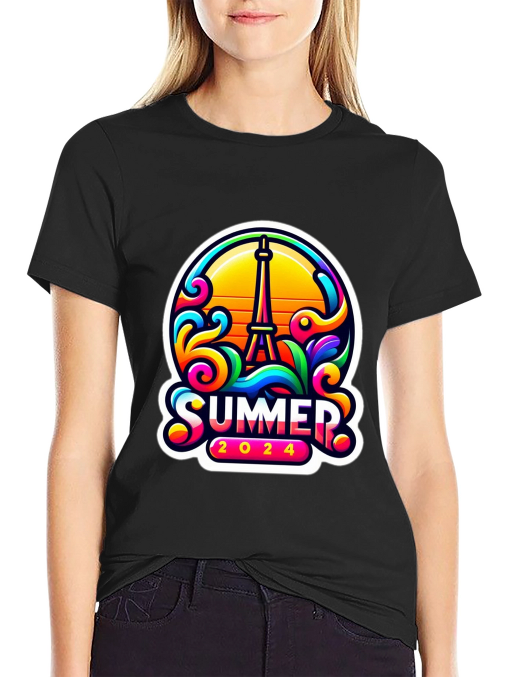 Summer 2024 Eiffel Tower Graphic Tee