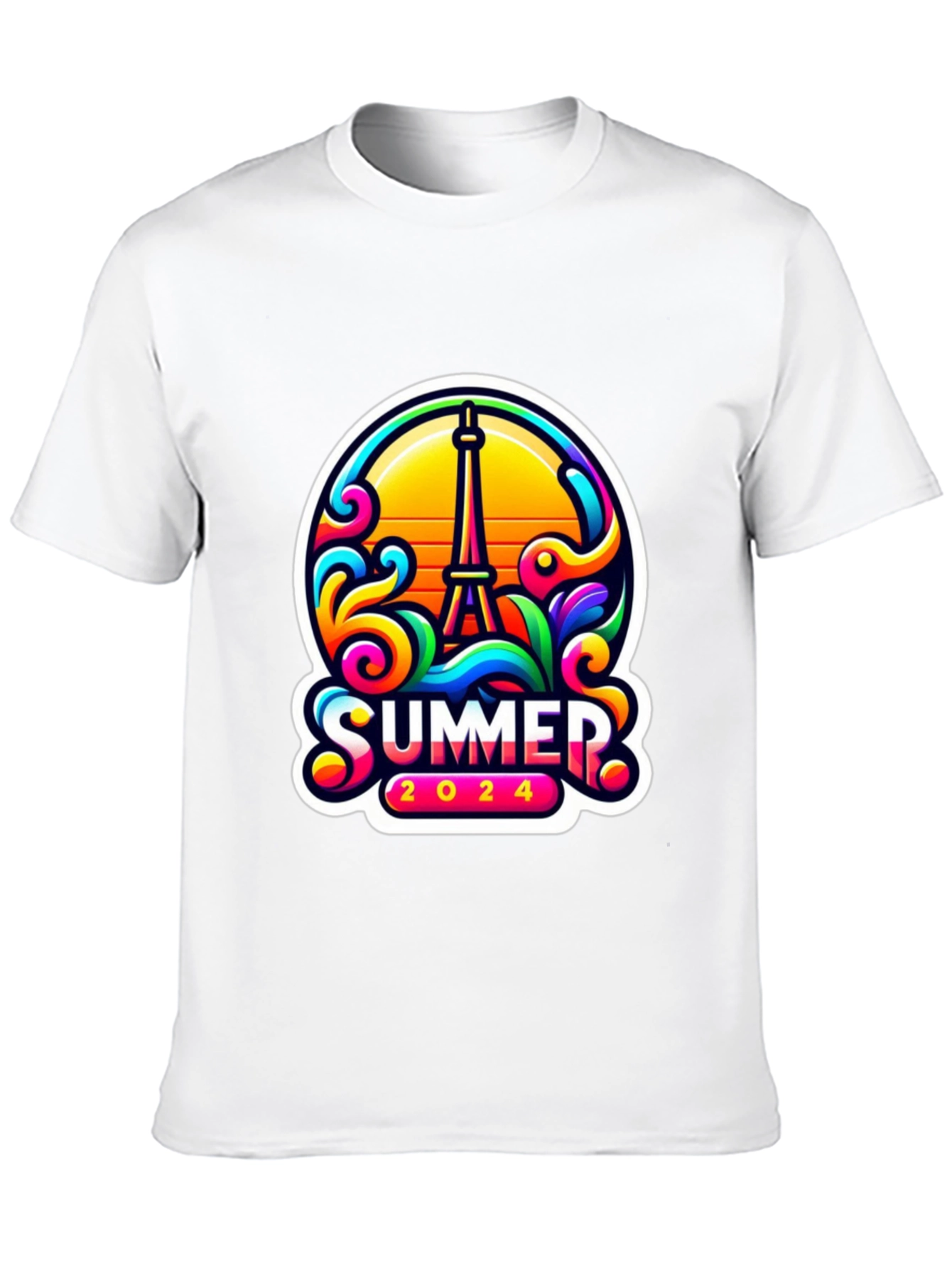 Summer 2024 Eiffel Tower Graphic Tee