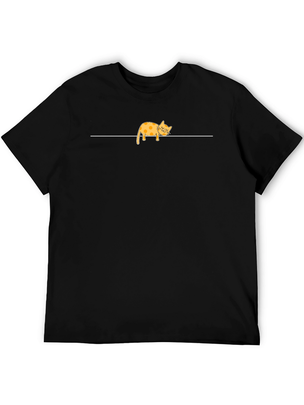 Lazy Cat T-Shirt - Relaxed Style