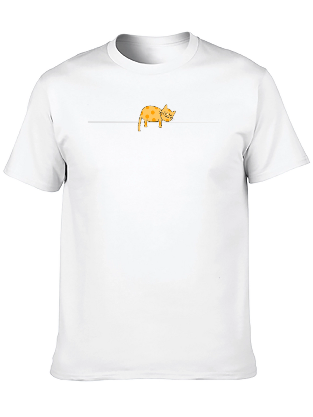 Lazy Cat T-Shirt - Relaxed Style