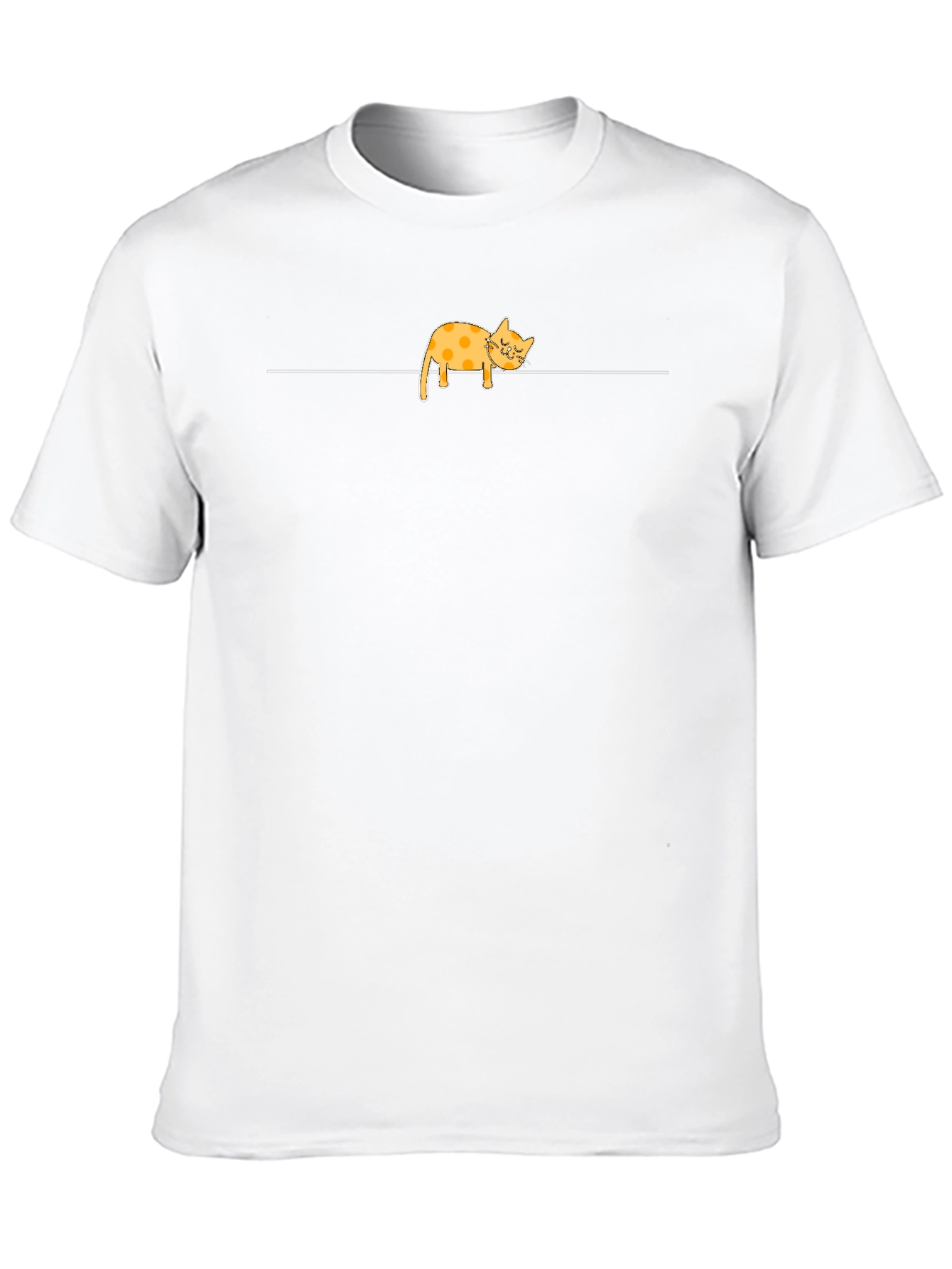 Lazy Cat T-Shirt - Relaxed Style