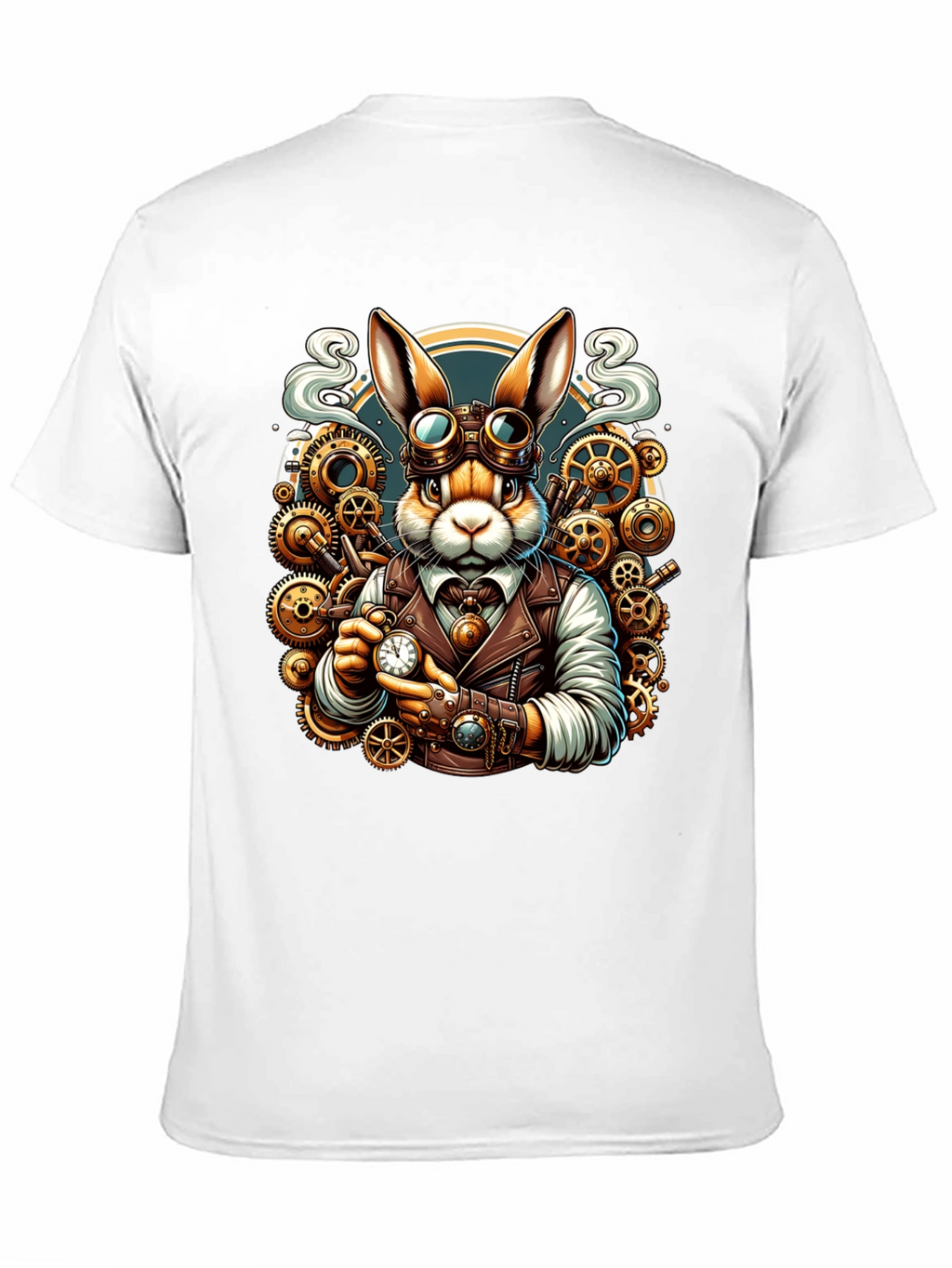 Steampunk Rabbit T-Shirt - Unique Design