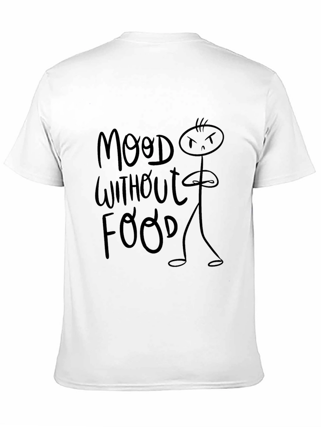 Mood Without Food Black Graphic Tee