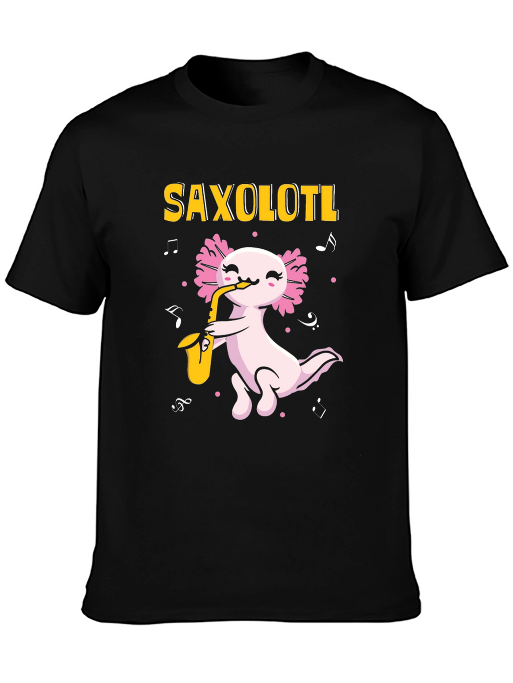Saxolotl T-Shirt - Axolotl Saxophone Player