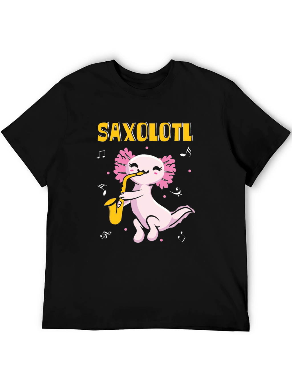 Saxolotl T-Shirt - Axolotl Saxophone Player