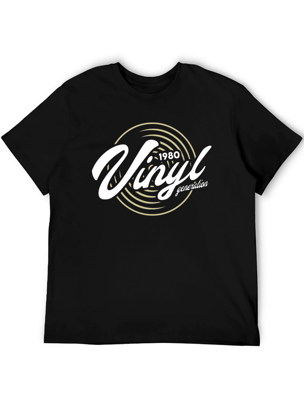 Vinyl Generation 1980 T-Shirt - Retro Music Tee