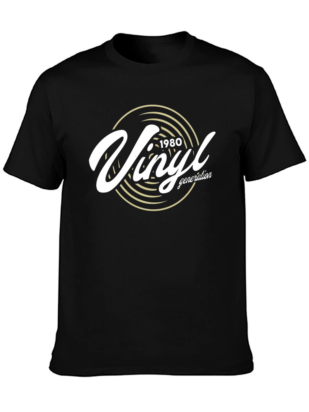 Vinyl Generation 1980 T-Shirt - Retro Music Tee