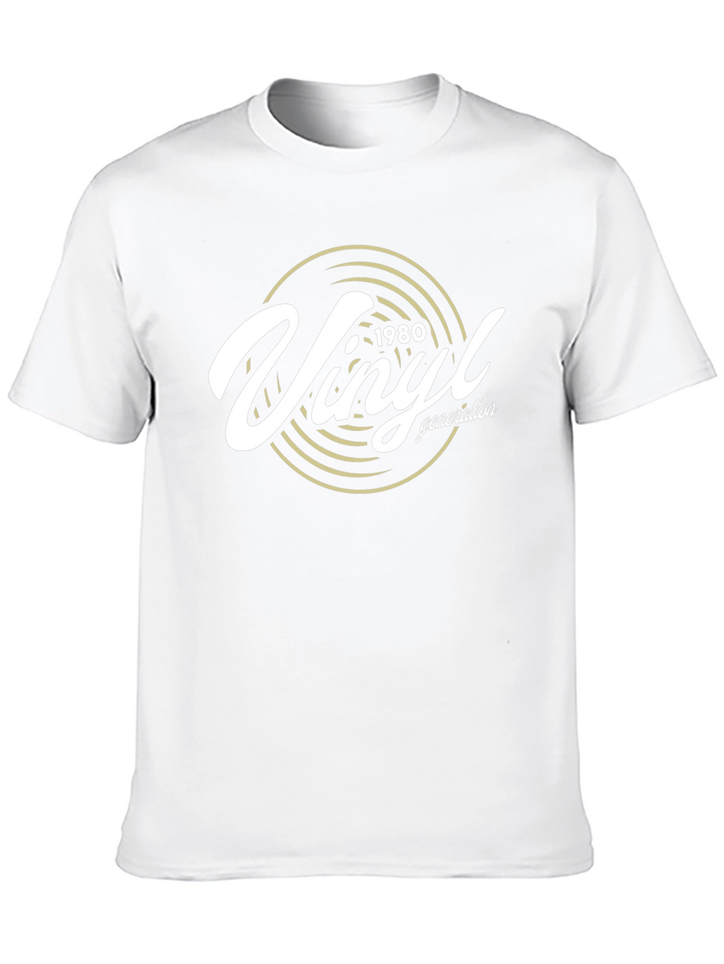 Vinyl Generation 1980 T-Shirt - Retro Music Tee