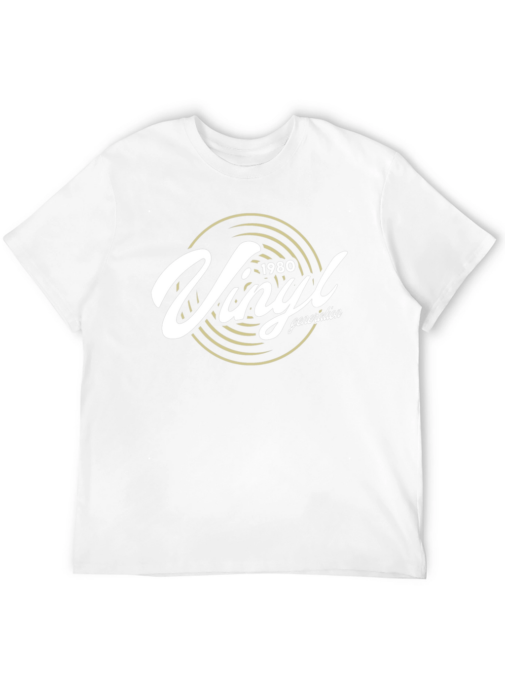 Vinyl Generation 1980 T-Shirt - Retro Music Tee