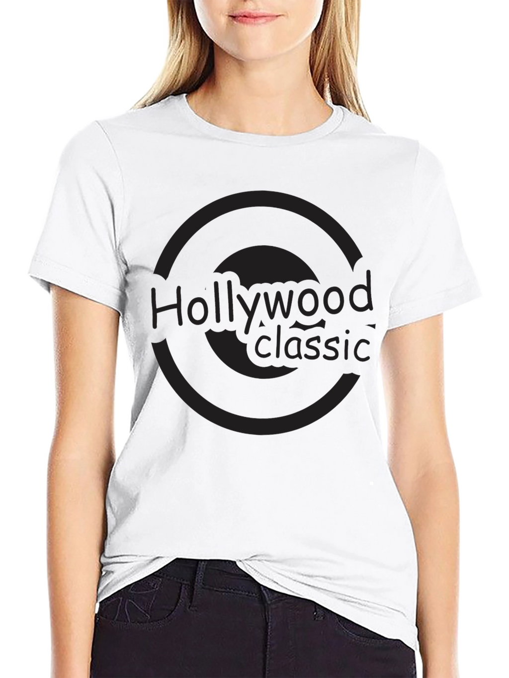 Hollywood Classic Black T-Shirt