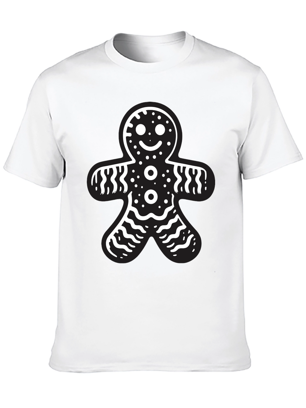 Gingerbread Man Graphic Tee - Holiday Fun