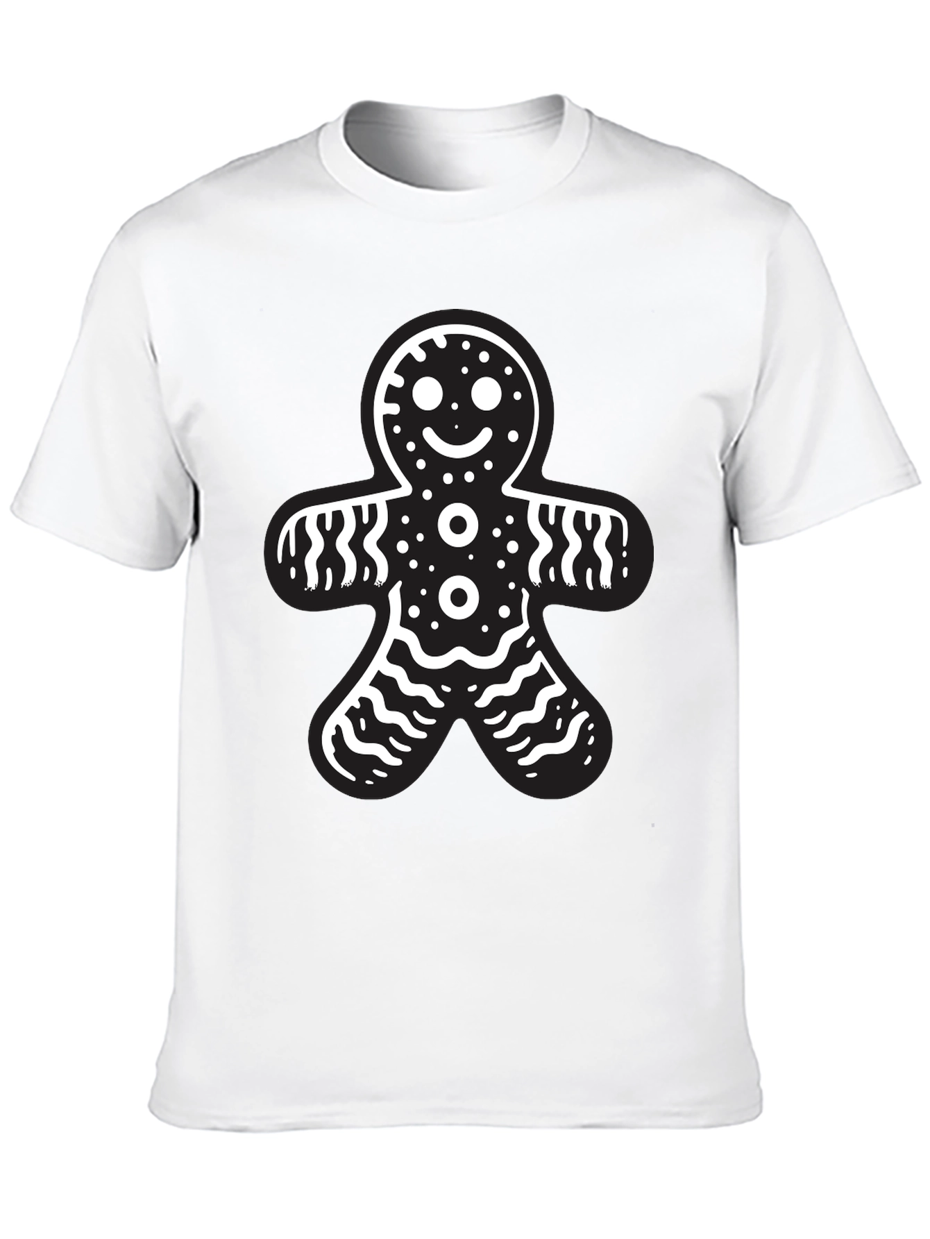 Gingerbread Man Graphic Tee - Holiday Fun