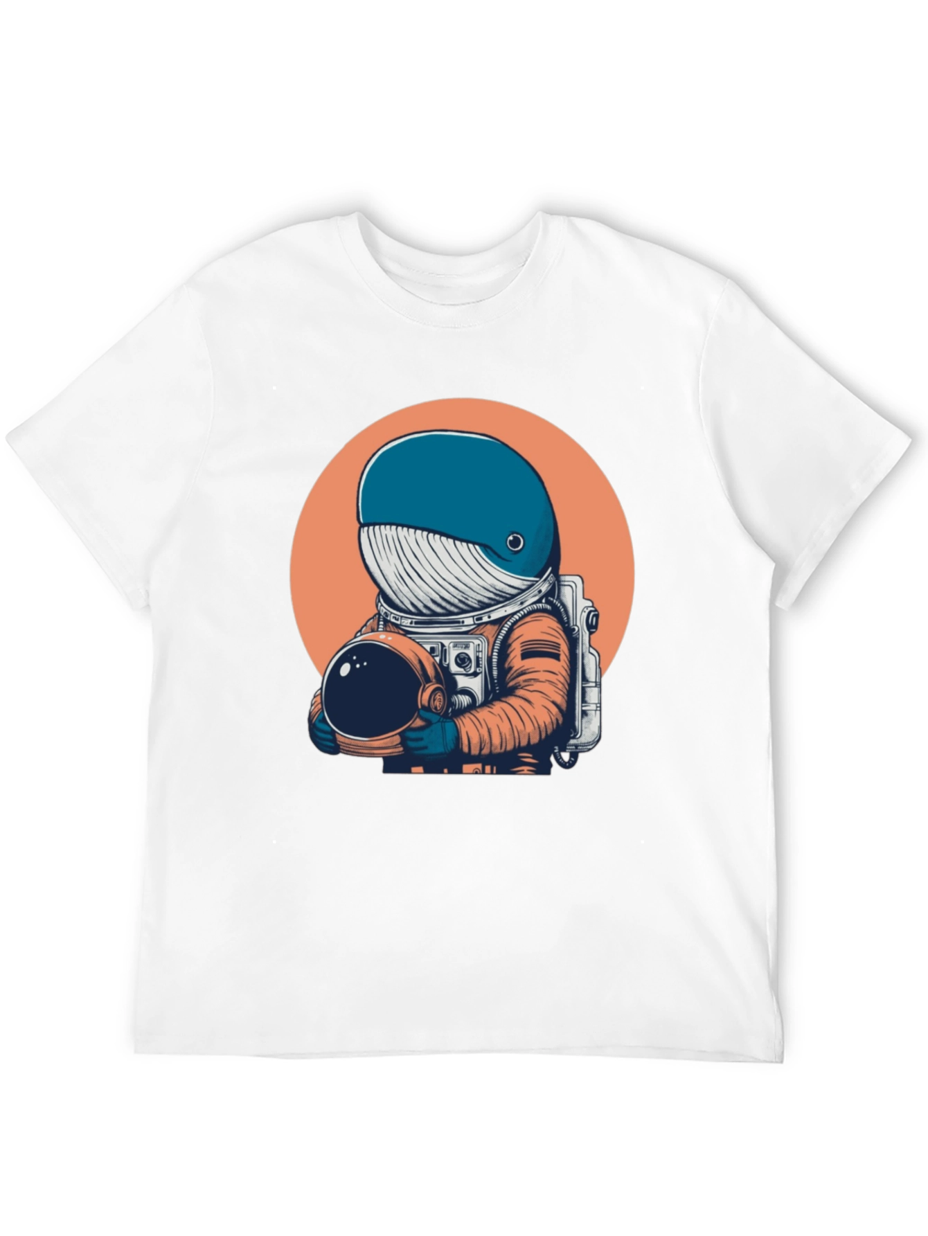 Astronaut Whale Graphic Tee - Unique Space Design T-Shirt