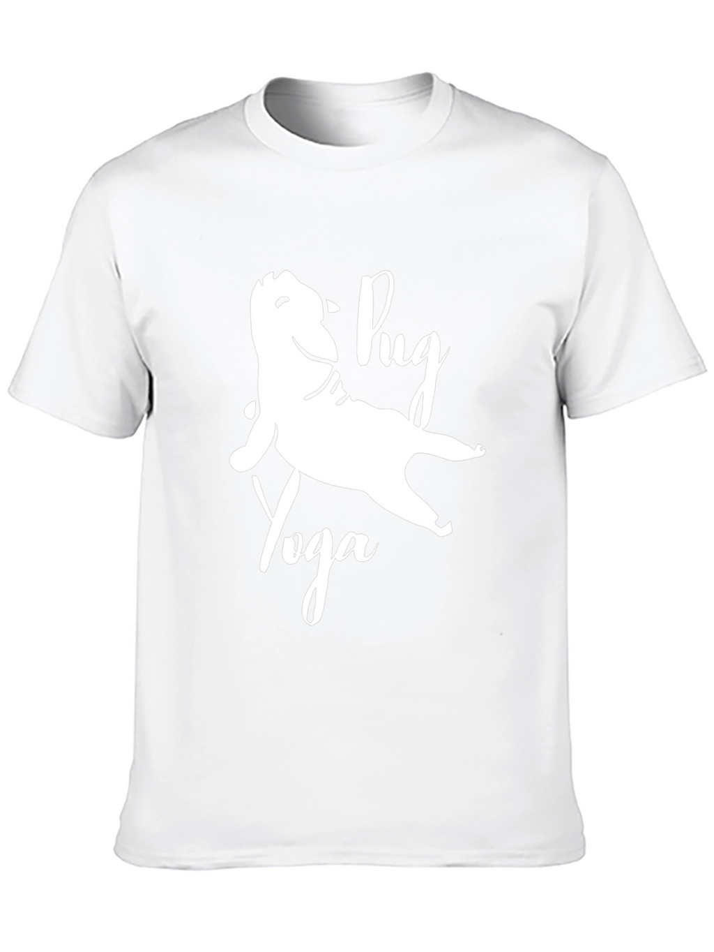 Pug Yoga Black Graphic Tee