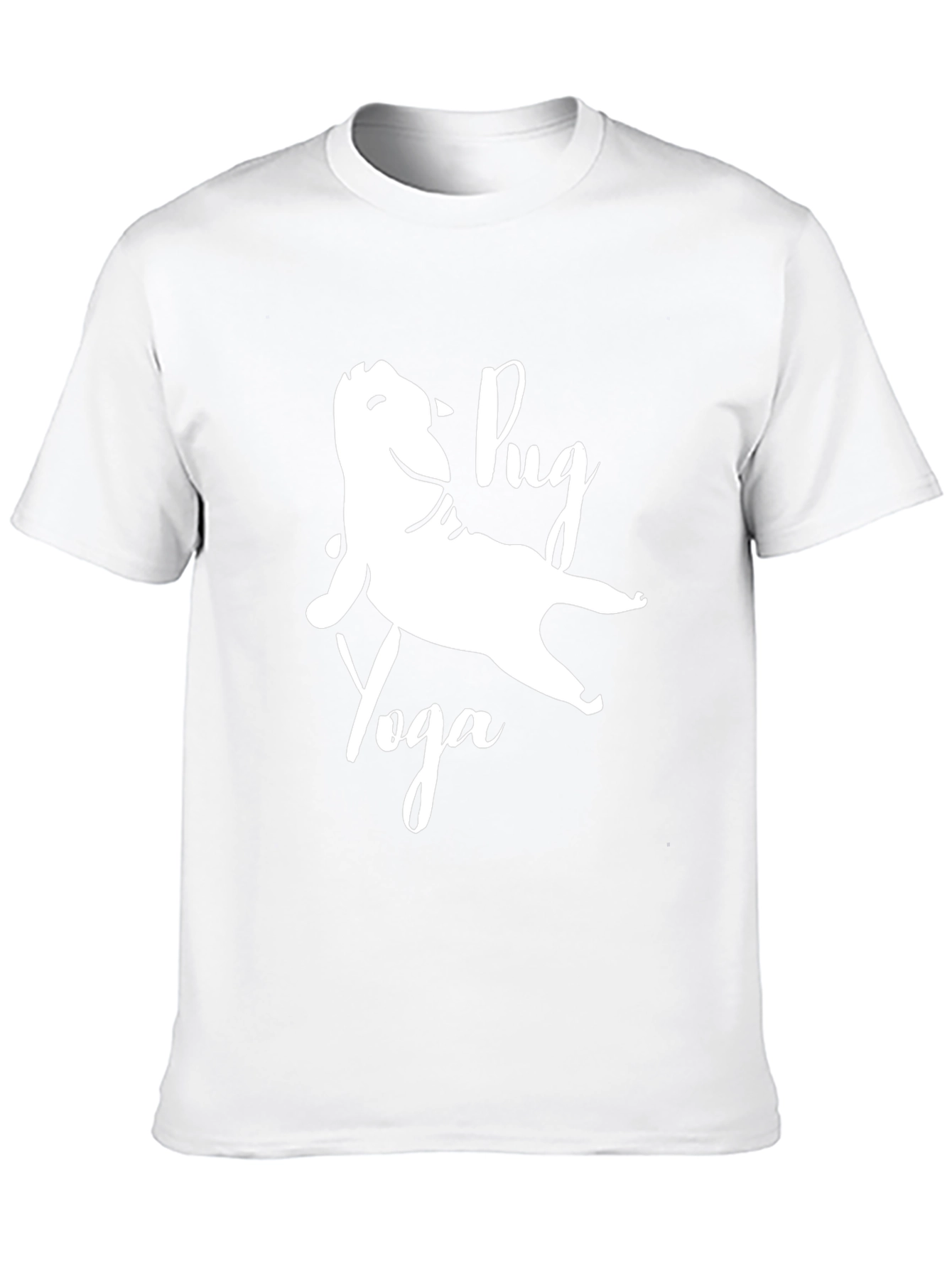 Pug Yoga Black Graphic Tee