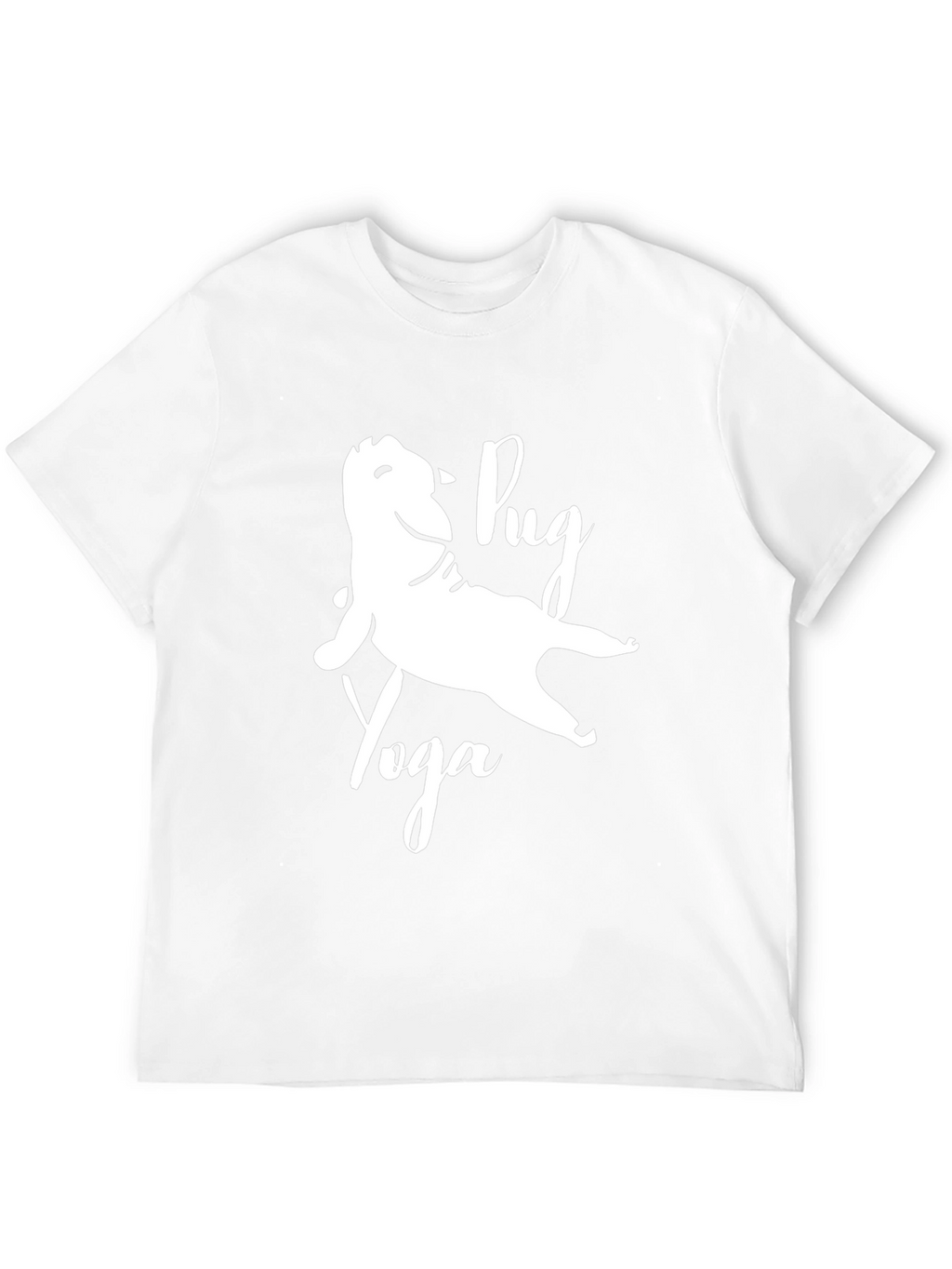 Pug Yoga Black Graphic Tee