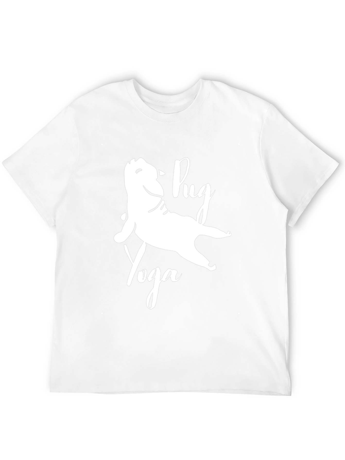 Pug Yoga Black Graphic Tee
