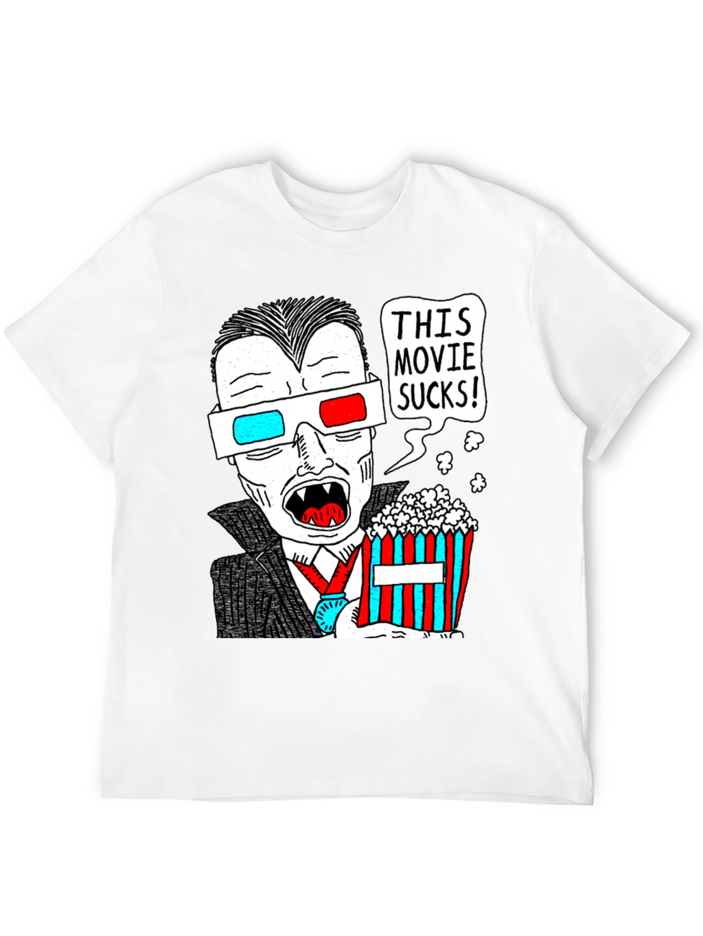 Humorous Vampire Movie Lover T-Shirt