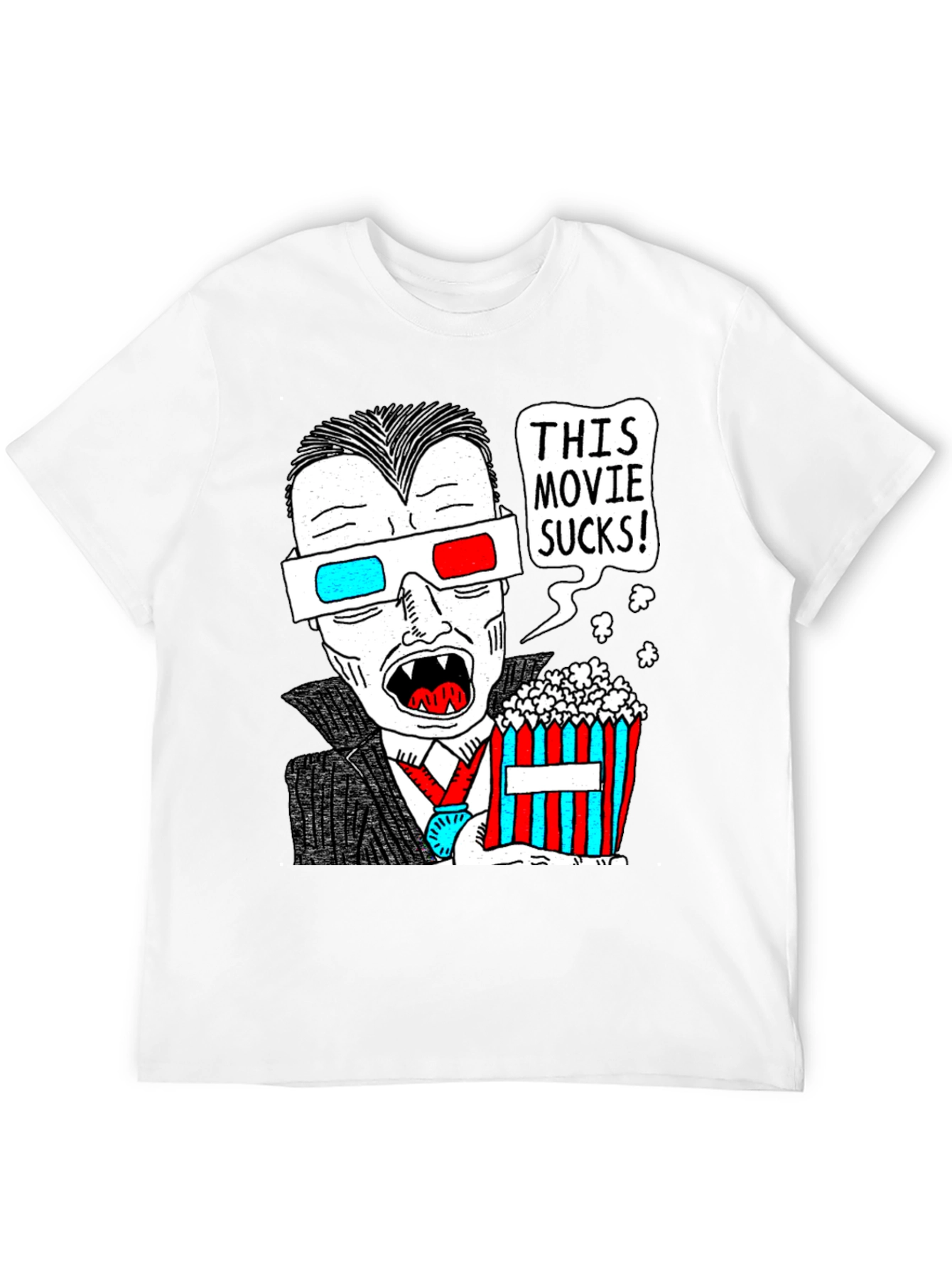 Humorous Vampire Movie Lover T-Shirt