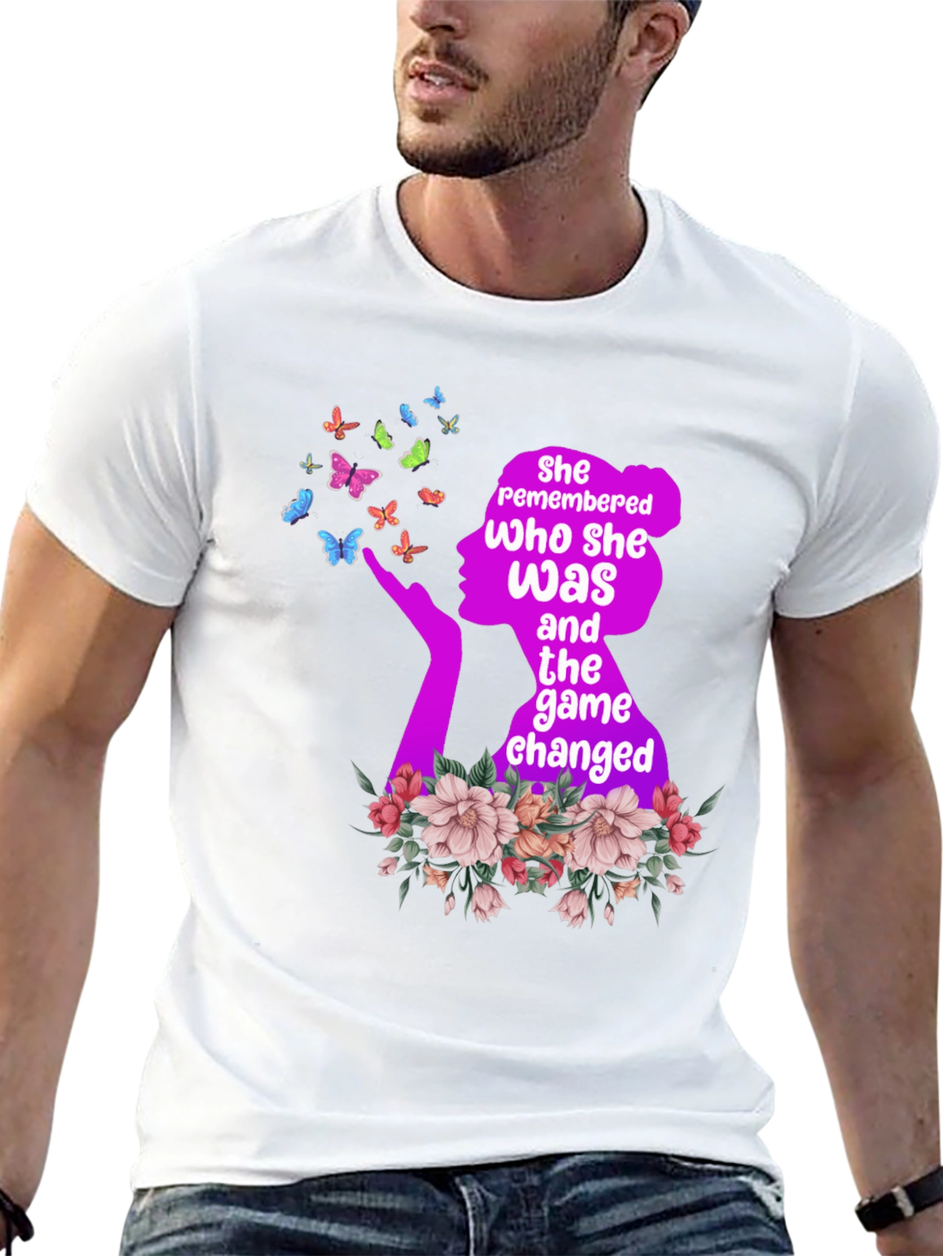 Empowered Womens Tee: Remembered Who She Was T-Shirt