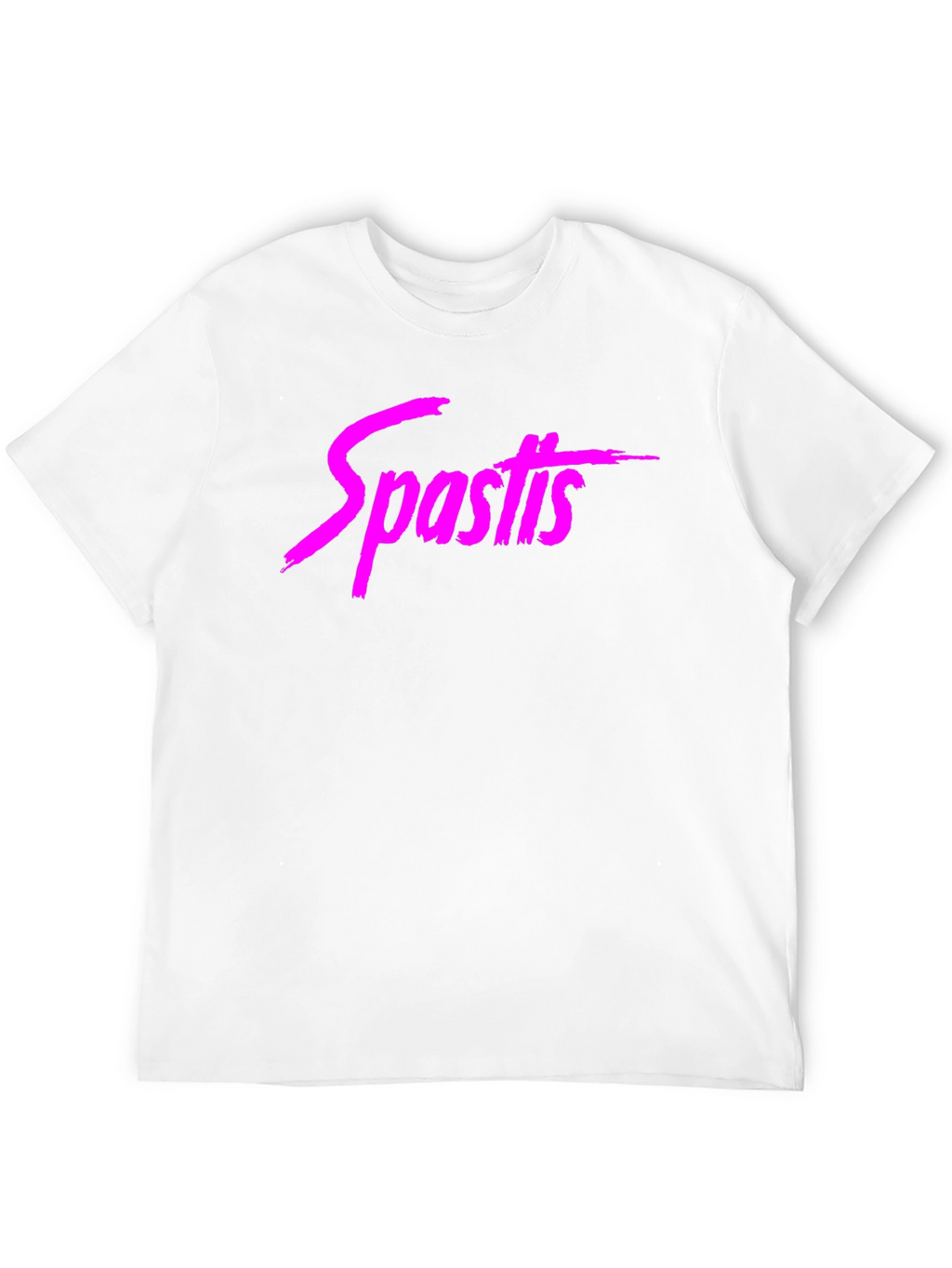 Spastis Graphic T-Shirt - Black Casual Style