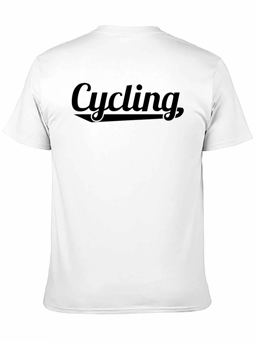 Cycling Graphic T-Shirt - Black Cotton Tee