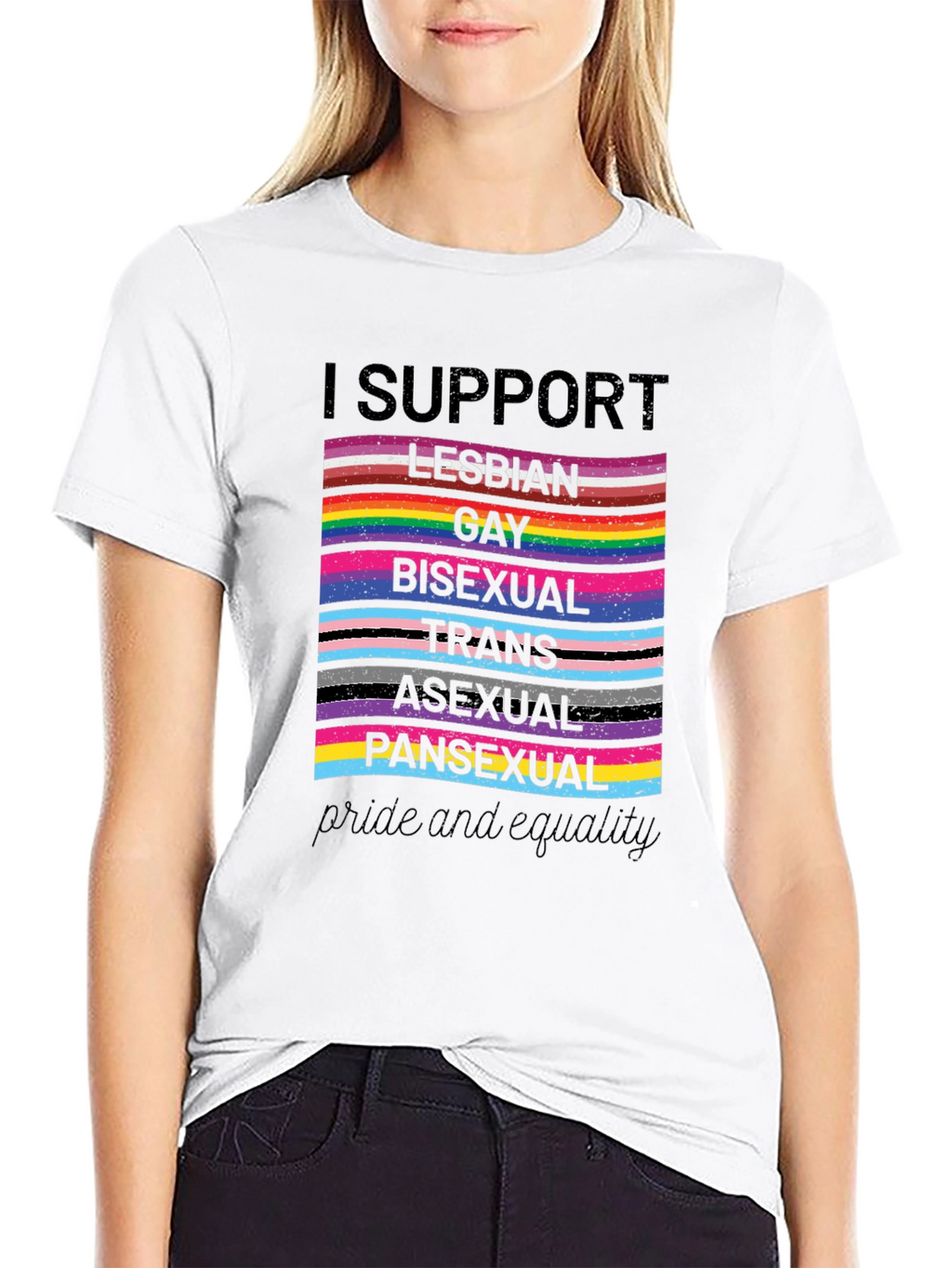 Pride and Equality Support LGBTQ+ T-Shirt