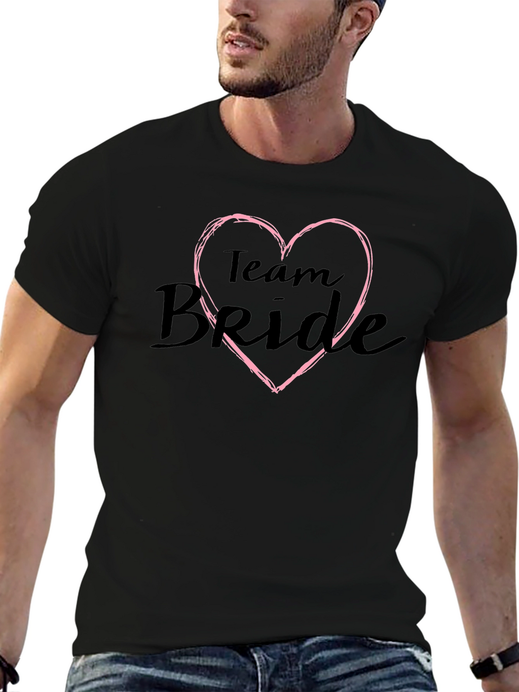 Team Bride Crew Neck Tee