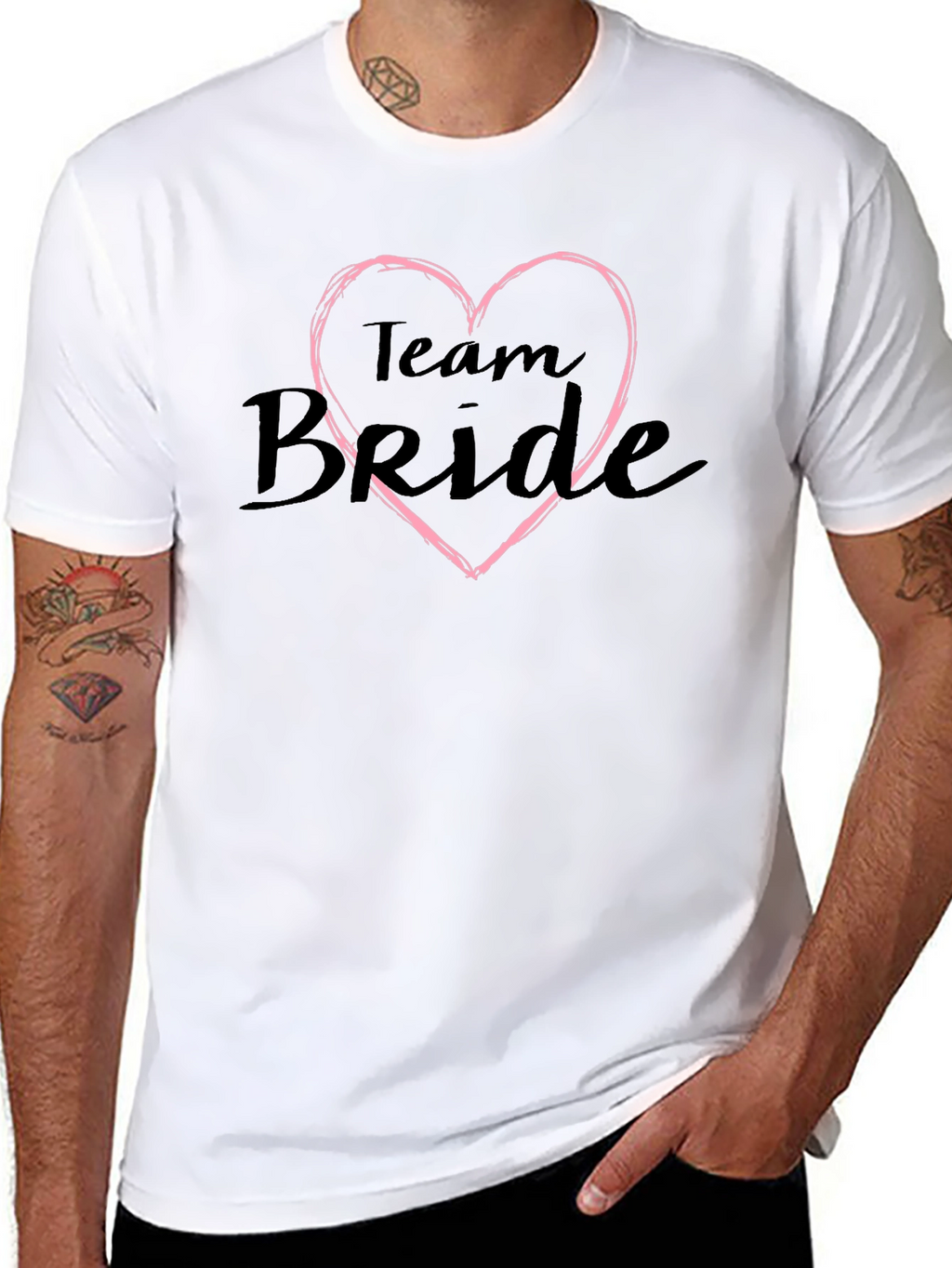 Team Bride Crew Neck Tee