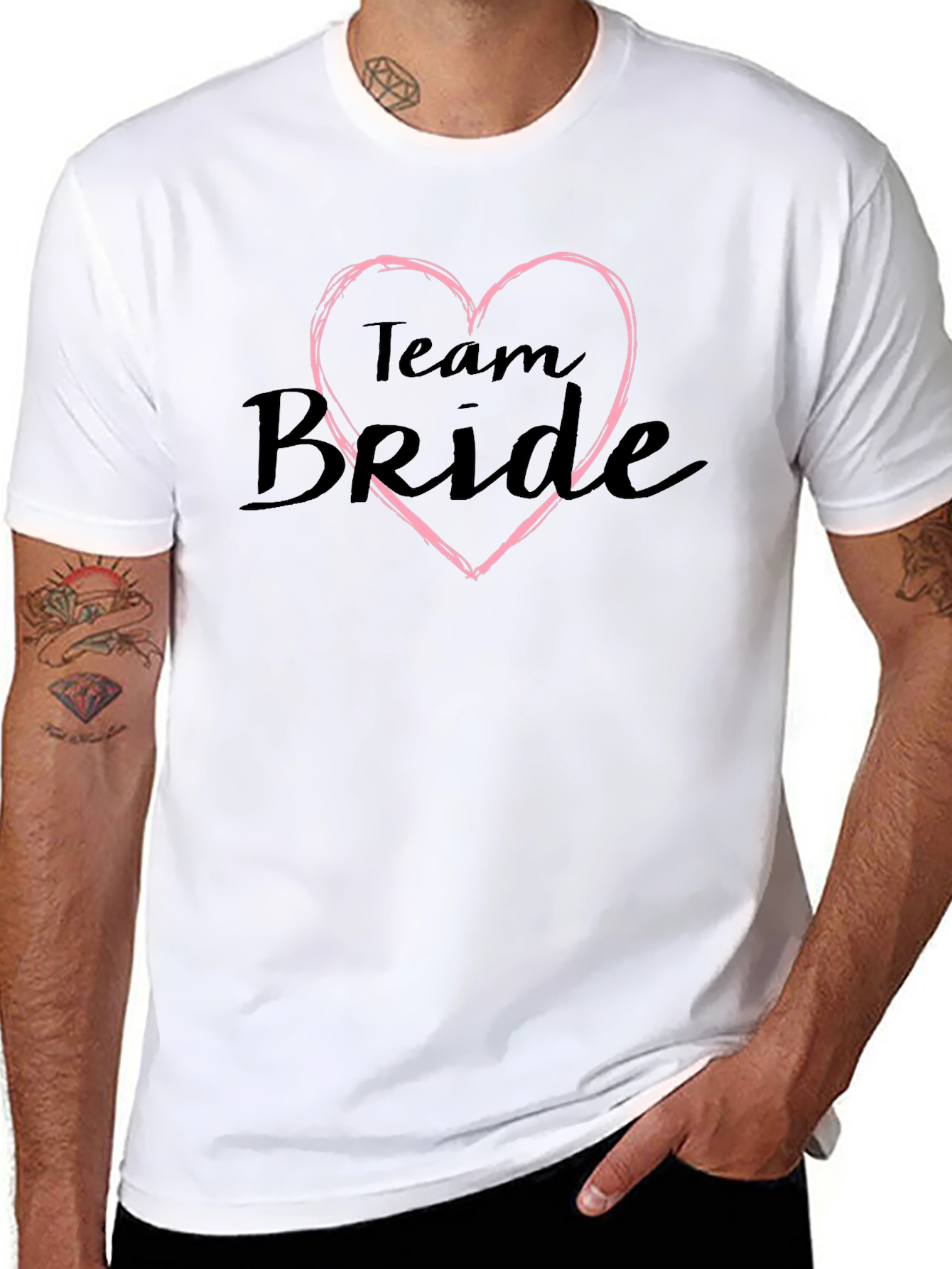 Team Bride Crew Neck Tee