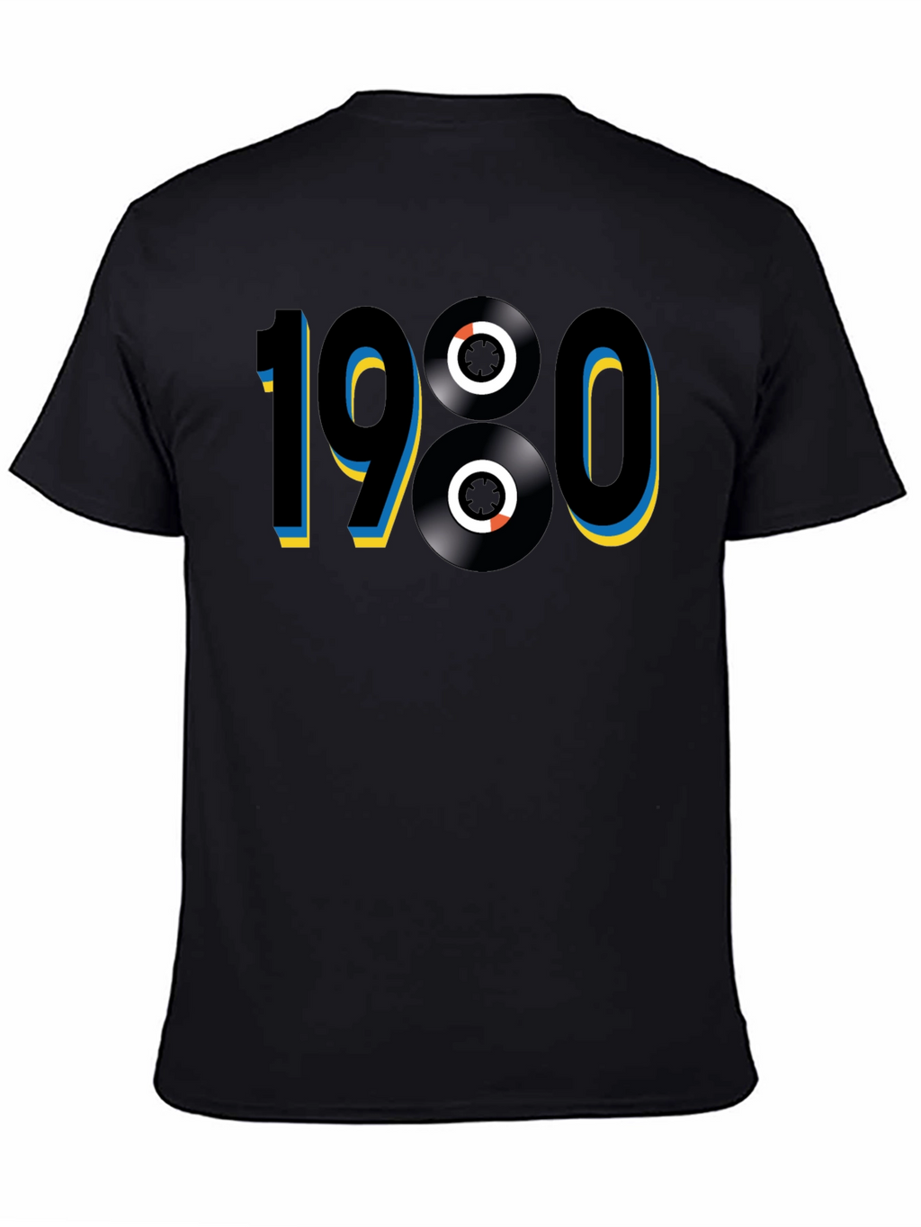 1980s Retro Vinyl Record T-Shirt