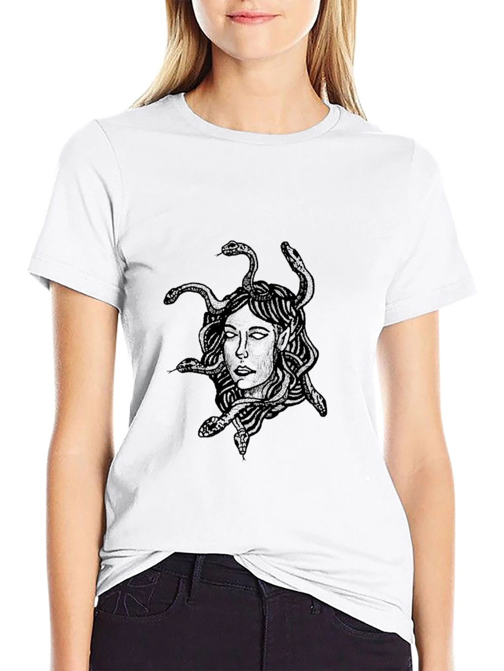 Medusa Graphic Black T-Shirt