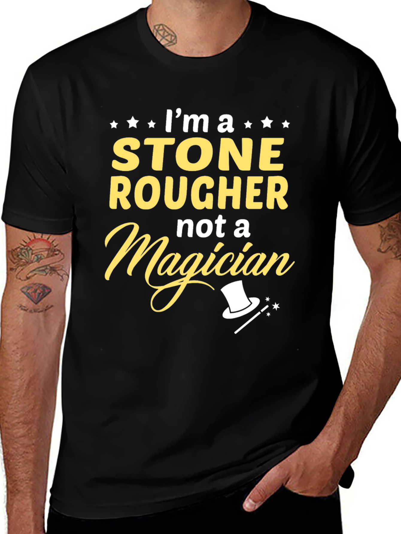 Stone Rougher T-Shirt - Not A Magician