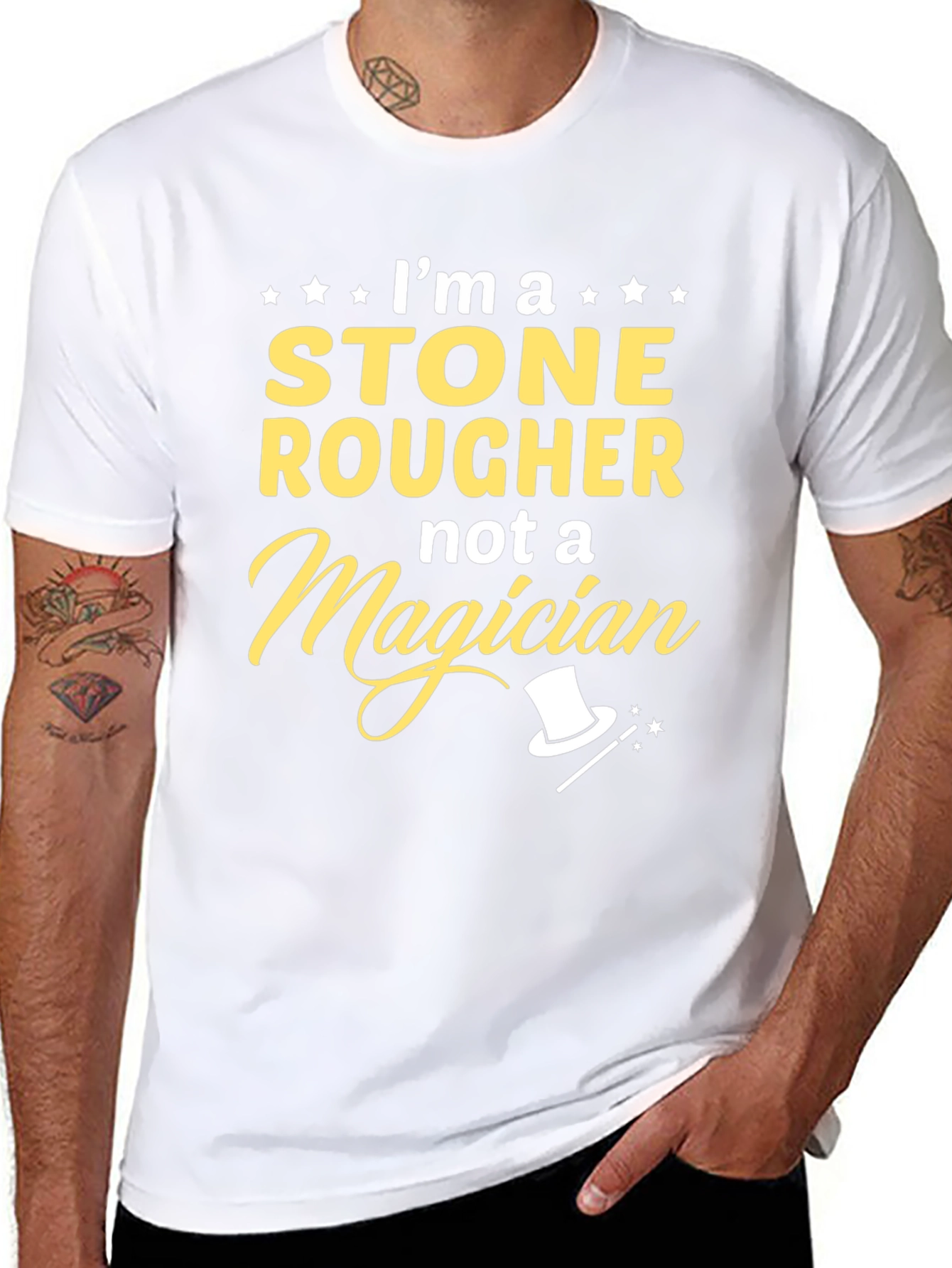 Stone Rougher T-Shirt - Not A Magician