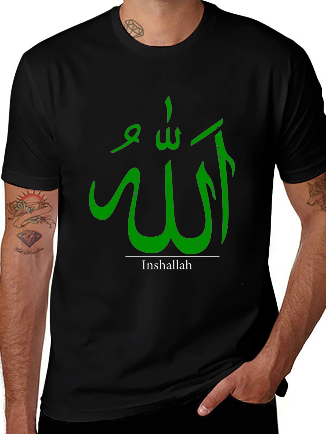 Allah Inshallah Graphic T-Shirt