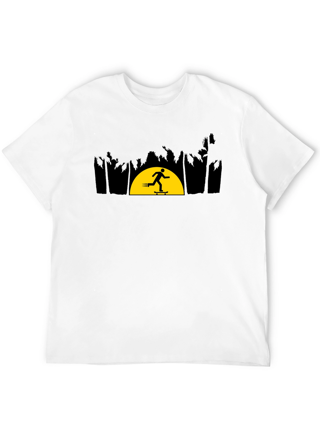 Skateboarder Sunset Graphic Tee