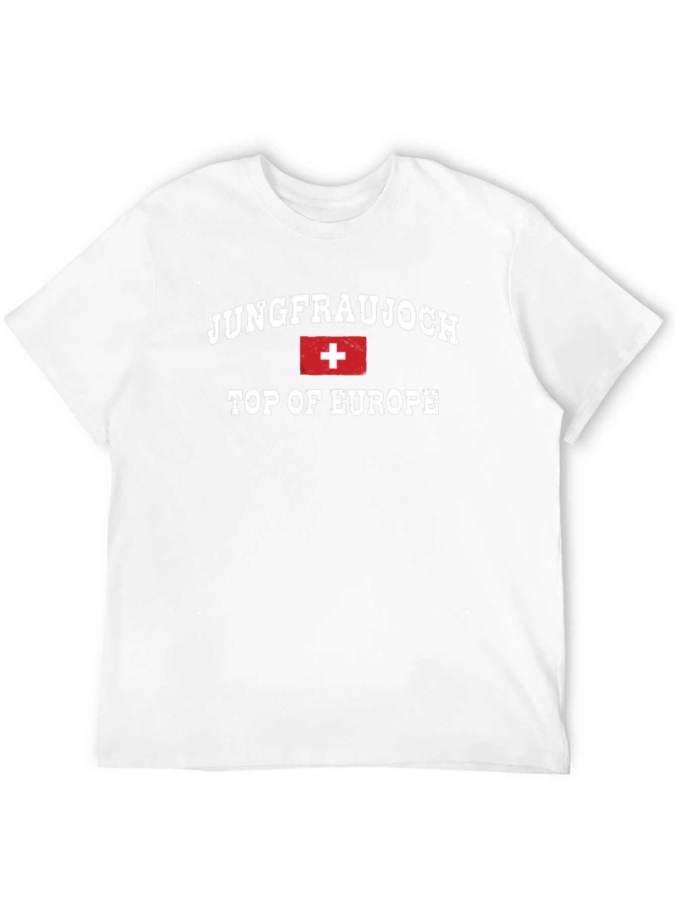 Jungfraujoch Top of Europe Black T-Shirt