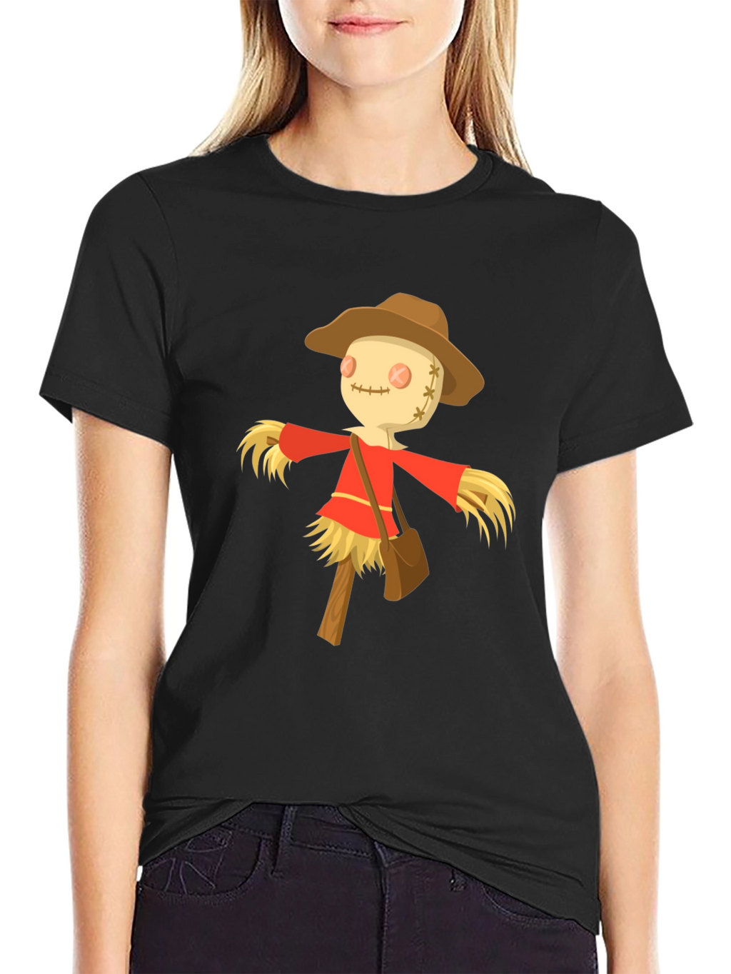 Scarecrow Graphic Tee -  Harvest Festival Ready!