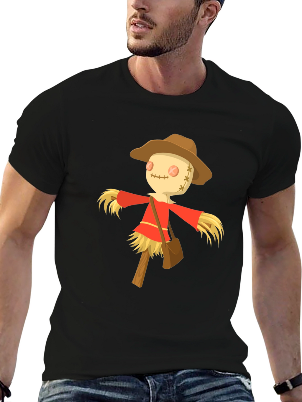 Scarecrow Graphic Tee -  Harvest Festival Ready!
