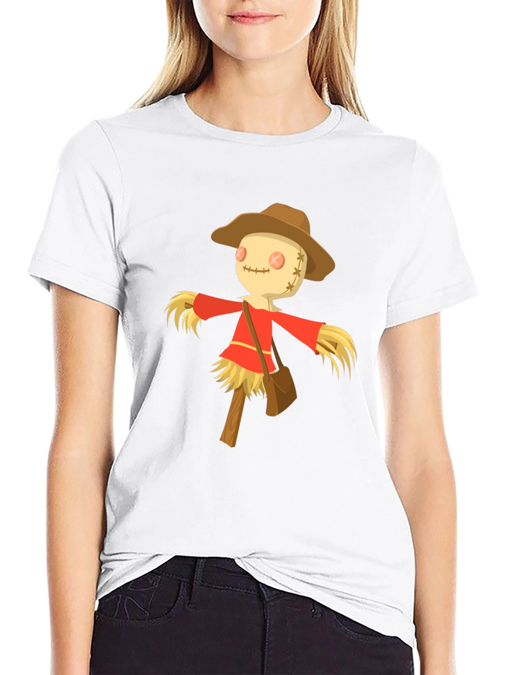 Scarecrow Graphic Tee -  Harvest Festival Ready!