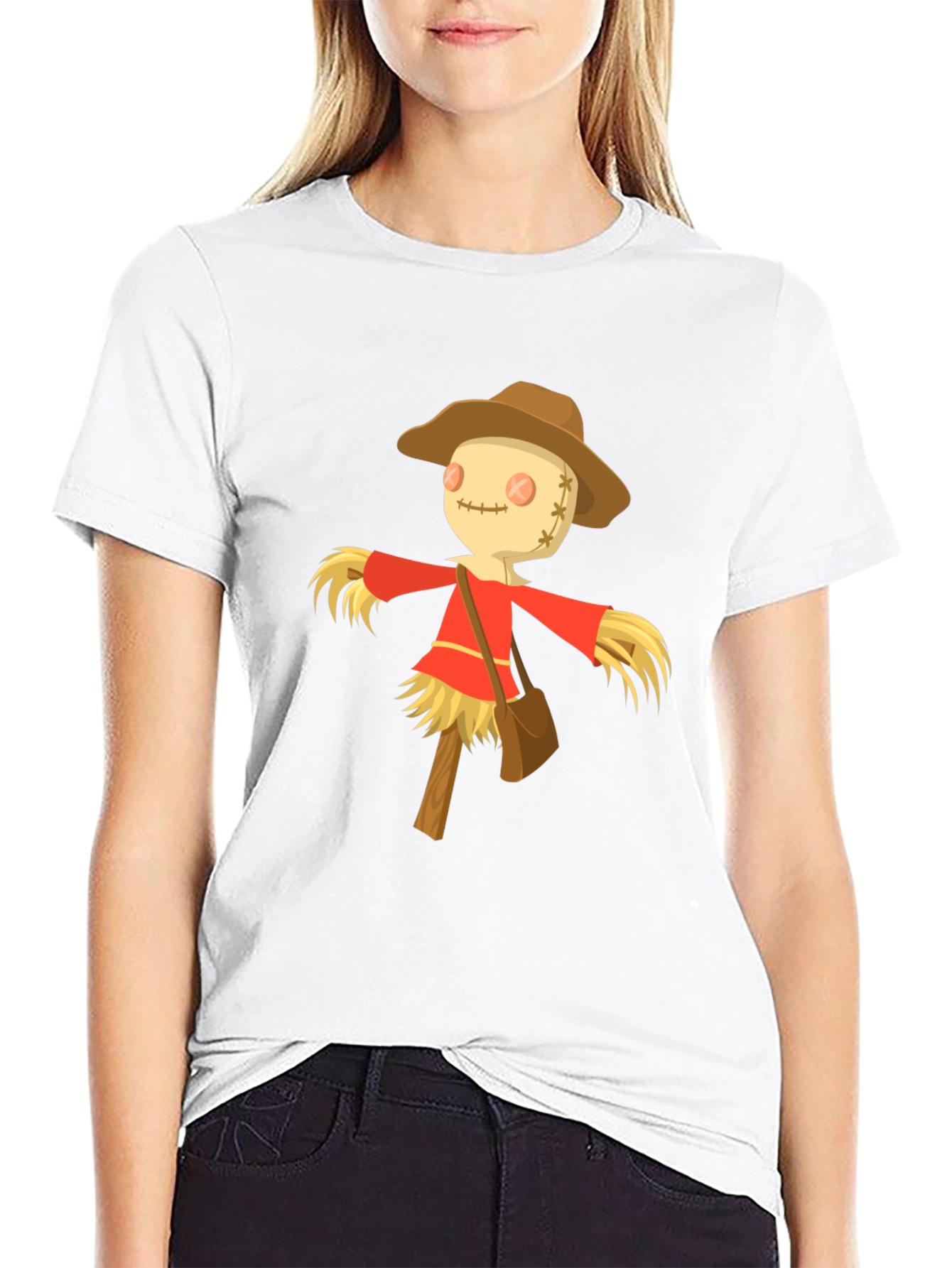 Scarecrow Graphic Tee -  Harvest Festival Ready!